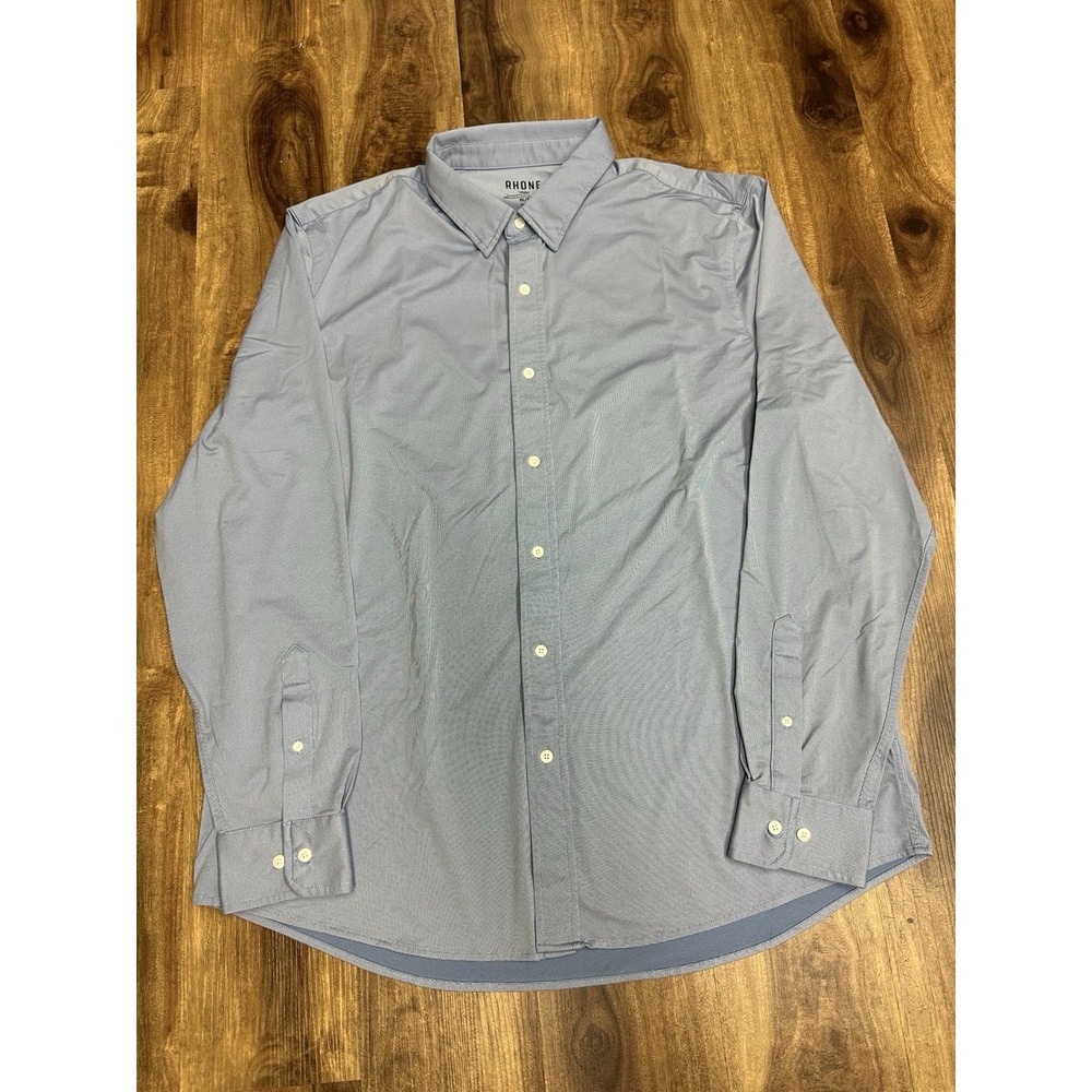 Rhone Commuter Shirt Men's XL Blue Long Sleeve Shirt